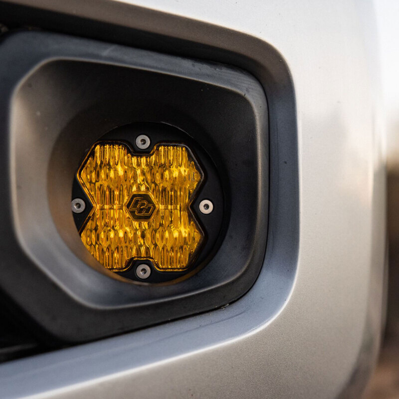 Toyota 4Runner Fog Light Pocket Kit - Baja Designs - Squadron Sport 2.0 - Baja Amber - `10-`24